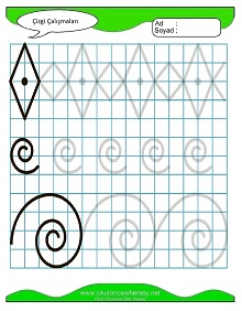 Çizgi Çalışma Sayfaları